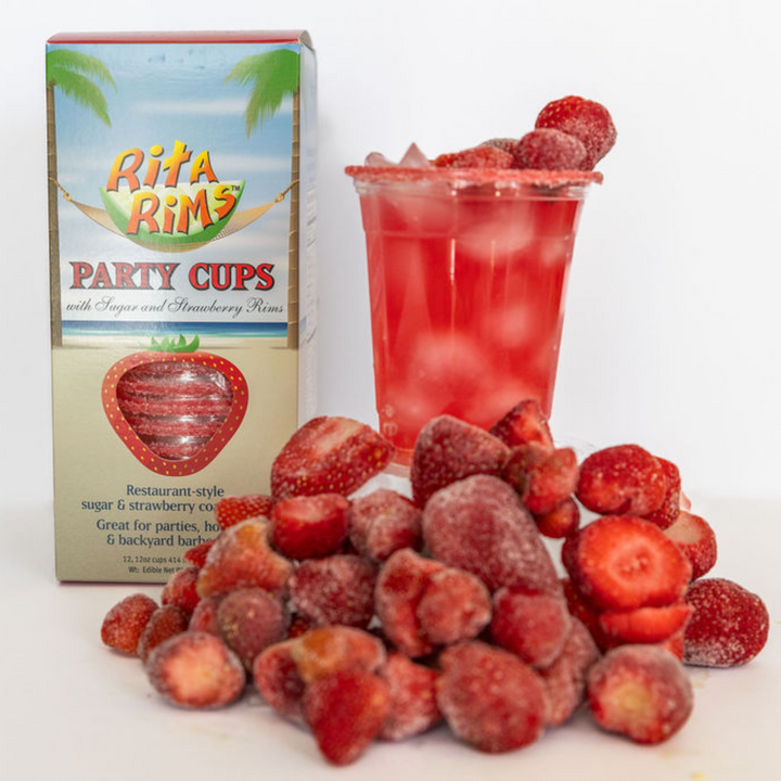 Sugar & Strawberry Party Cups