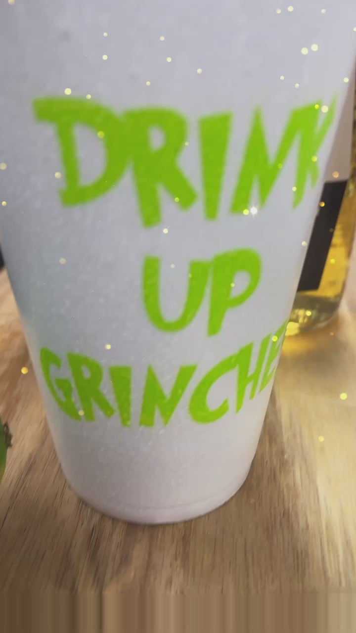 Drink Up, Grinches – Salt & Lime Rimmed Cups