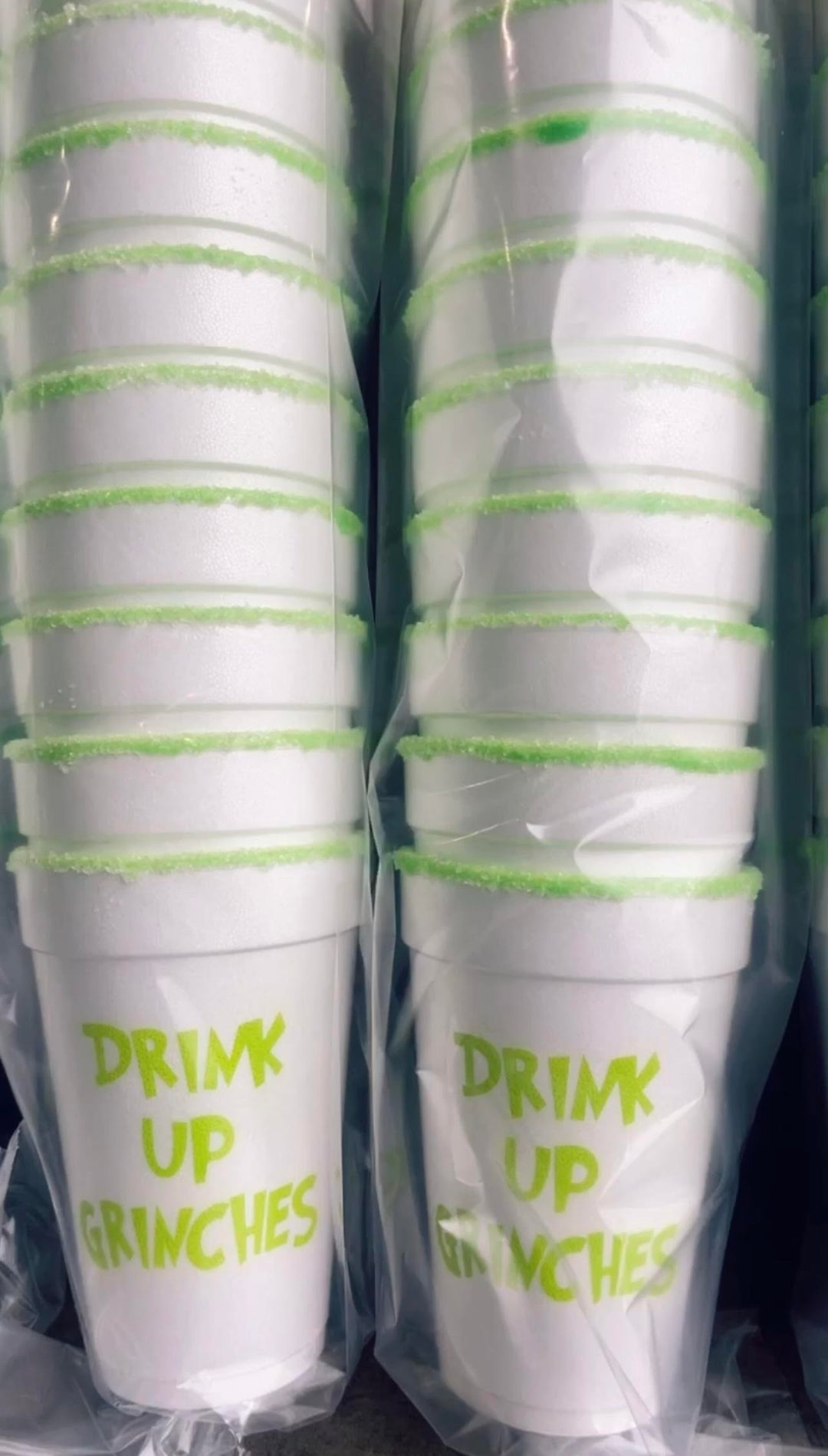 Drink Up, Grinches – Salt & Lime Rimmed Cups